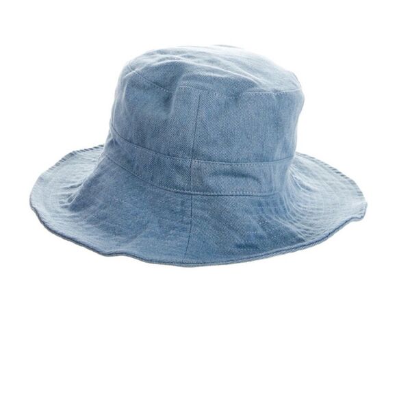 Ganni Blue Bucket Hat size Medium/Large main image 7